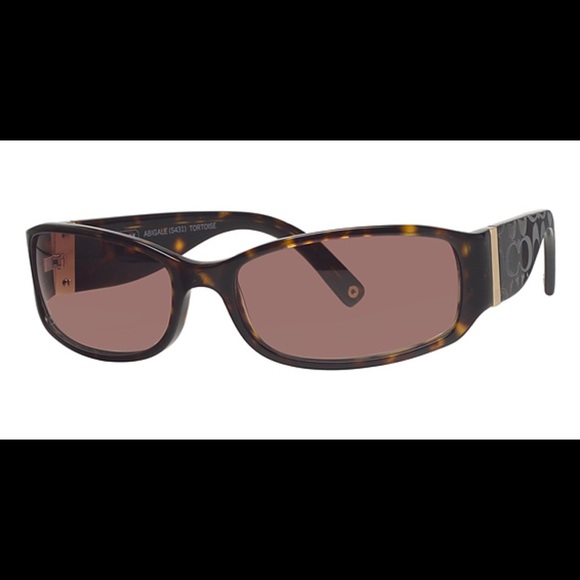 COACH Sunglasses Abigale Tortoise VINTAGE!Original hard case included! - Picture 12 of 14